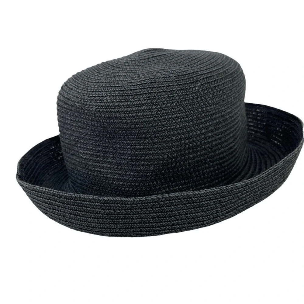 Betmar Classic Roll-up Black Floppy Sun Hat